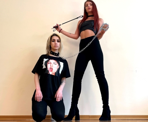 Mistress Sofi Train Her Slave-Girl - Lezdom Pet Play