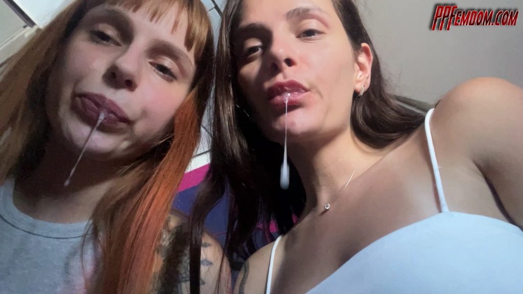 Public POV Spitting With Two Mistresses Kira And Sofi