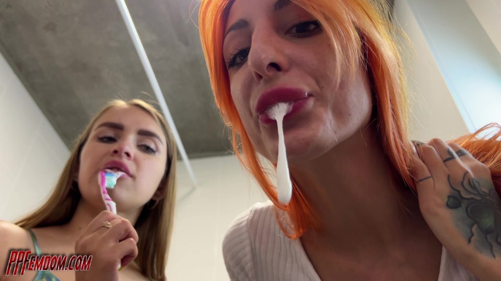 Redhead Mistress Agma POV Spit On Your Mouth And ToothBrushing