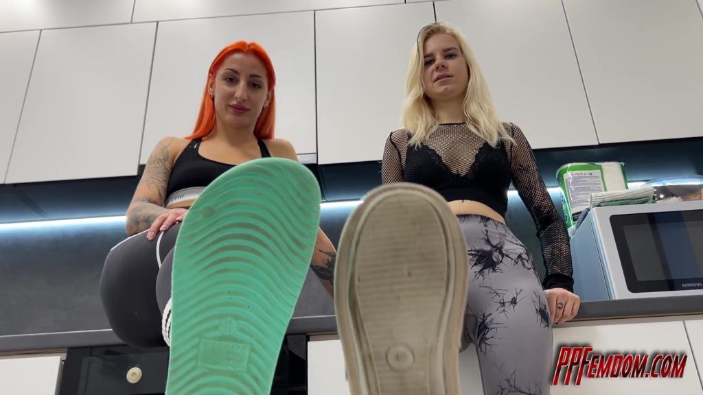 POV DIrty Soles With Two Mistresses