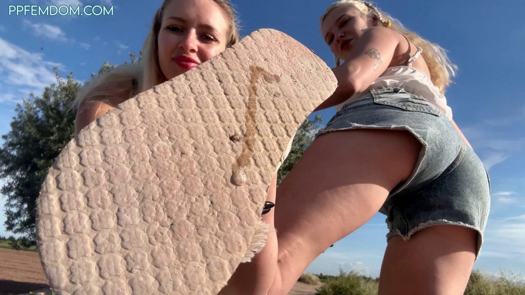 Spit On Slipper's Sole Then You Must Lick It - POV Spit Fetish